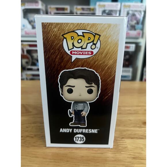 VAULTED Shawshank Redemption Andy Dufresne Funko Pop #1735 Movies Stephen King - Picture 2 of 6